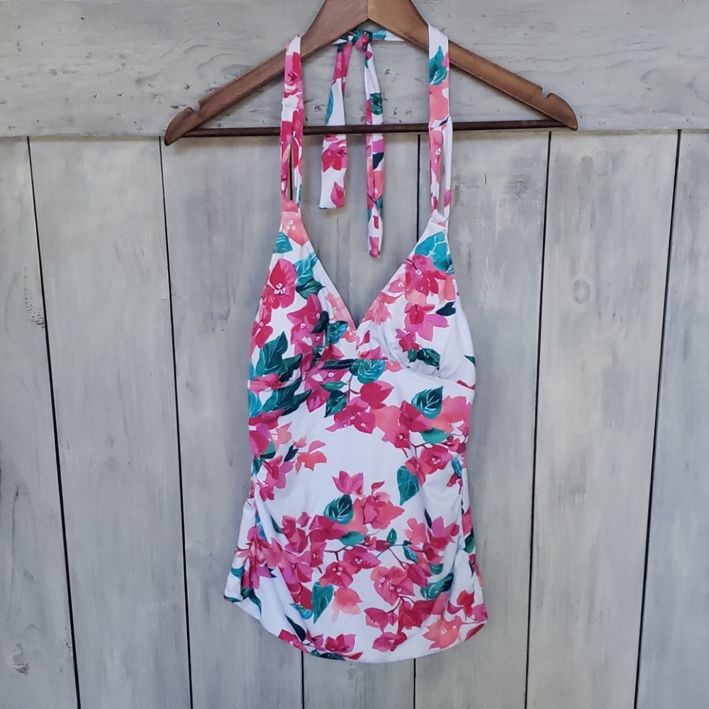 Tommy Bahama Reversible Halter Tankini Top Weekends Size XS NEW - Picture 5 of 16